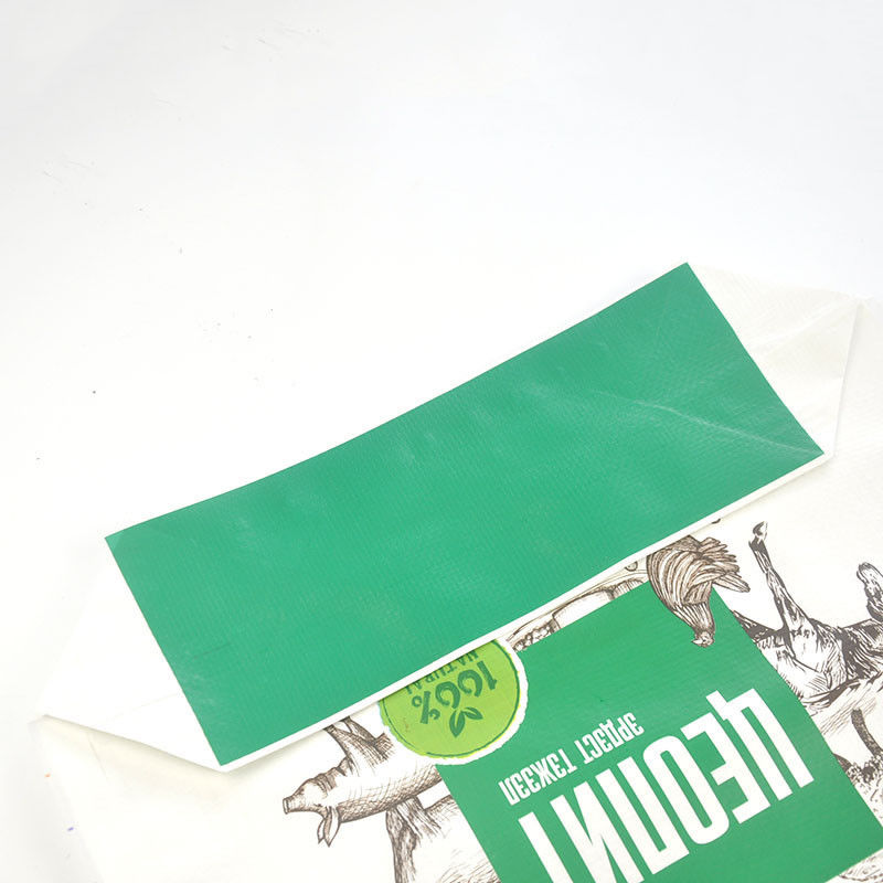10kg Square Block Bottom Valve Bag , PP Woven Sacks For Seed Or Chemicals