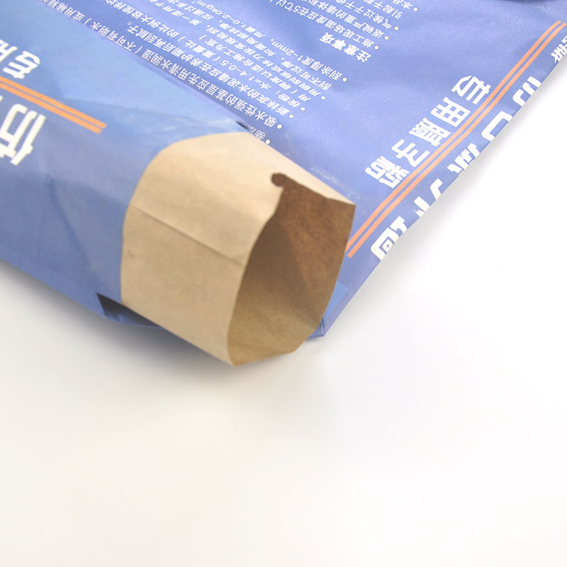 100% Waterproof Customized Kraft Paper Valve Bag for Cement Putty Powder